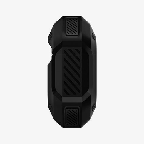 ASD00537 - Apple AirPods Pro Case Tough Armor in black showing the front